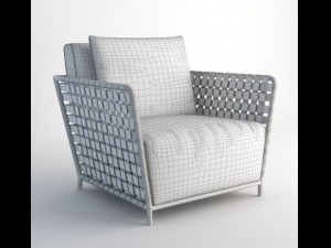 inout 801fw armchair 3D 模型