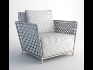 inout 801fw armchair 3D Model