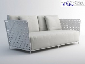 inout 801fw sofa Model 3D