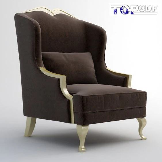 klasyczna sofa Model 3D .c4d .max .obj .3ds .fbx .stl .blend 