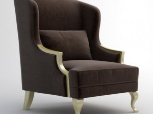 classical sofa Model 3D