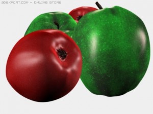 apples 3D 모델