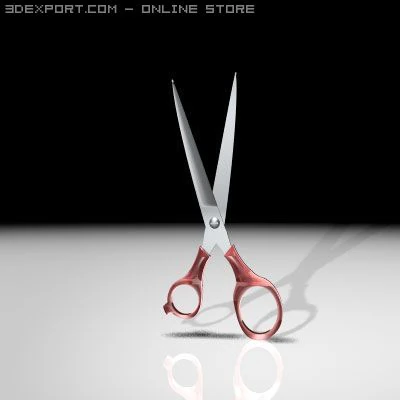 scissors 3D Model .c4d .max .obj .3ds .fbx .stl .blend 