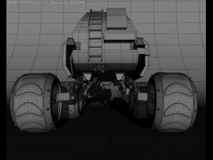 agressive car 3D Model
