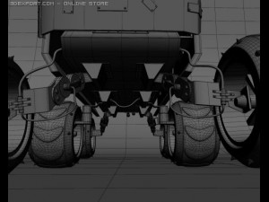 agressive car 3D Model