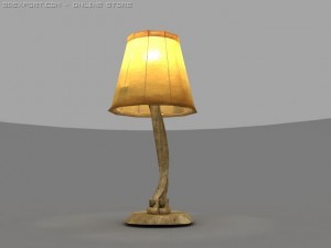 the old table lamp Modelo 3D