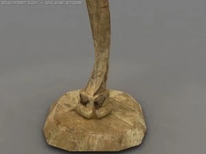 the old table lamp 3D Model