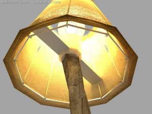 the old table lamp Modelo 3D