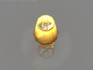 the old table lamp 3D Model