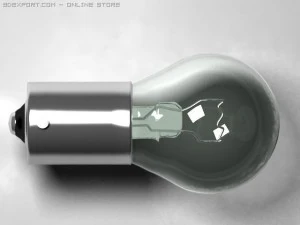 작은 오래된 전구 3D 모델