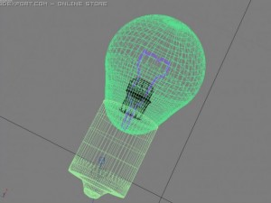 small old bulb 3D Model