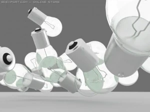 small old bulb 3D Model