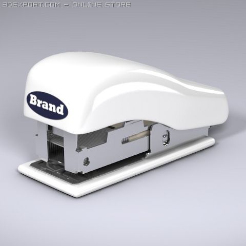stapler 3Dモデル .c4d .max .obj .3ds .fbx .stl .blend 