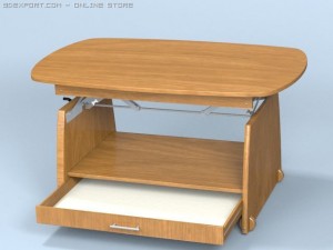 small configurable table 3D Model