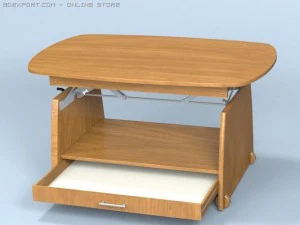 small configurable table 3D Model