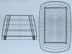 small configurable table 3D Model
