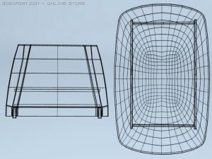 small configurable table 3D Model