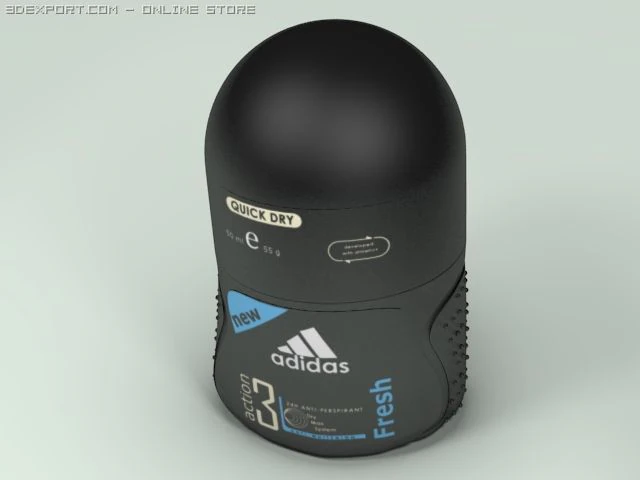 rollon deodorant 3D Model .c4d .max .obj .3ds .fbx .stl .blend 