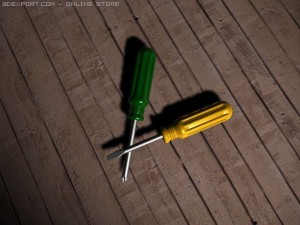 screws 3Dモデル