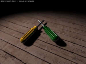 screws 3Dモデル