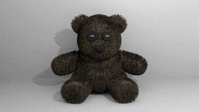 teddybear 3Dモデル .c4d .max .obj .3ds .fbx .stl .blend 
