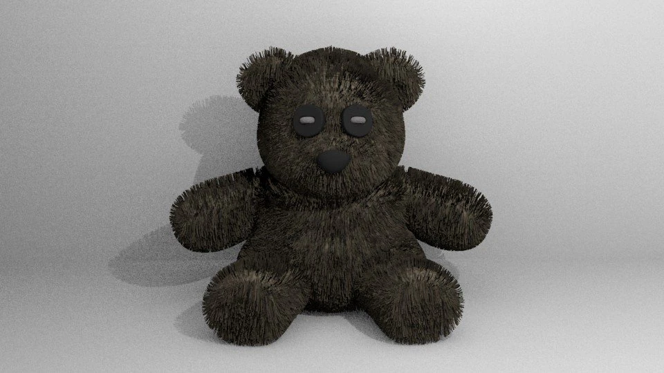 teddybear 3D Model .c4d .max .obj .3ds .fbx .stl .blend