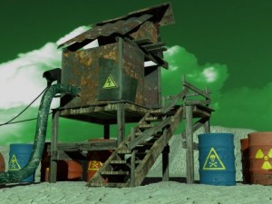 toxic land 3D 模型