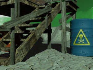 toxic land 3D 模型