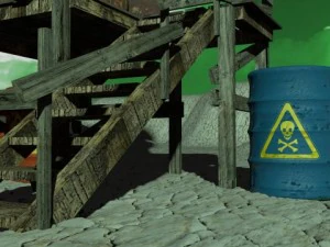 токсична земля 3D Модель