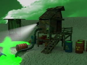toxic land 3D 模型
