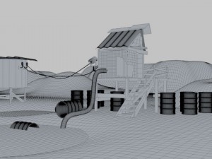 toxic land 3D 模型