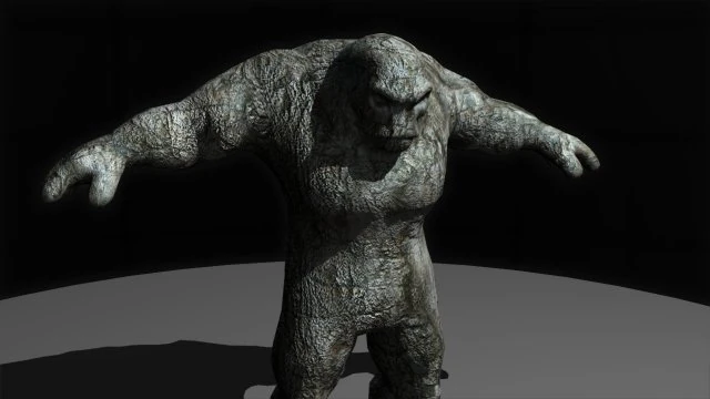 stone golem 3D Model .c4d .max .obj .3ds .fbx .stl .blend