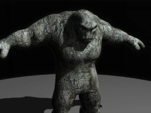 кам'яний голем 3D Модель