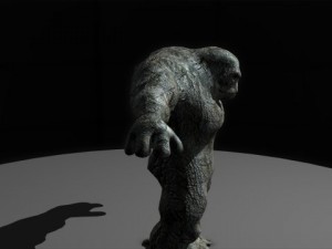 stone golem 3D मॉडल