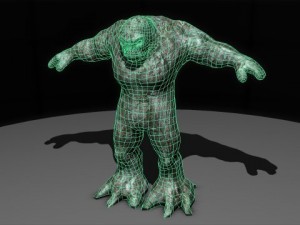 stone golem 3D मॉडल