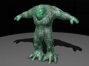 stone golem 3D Model