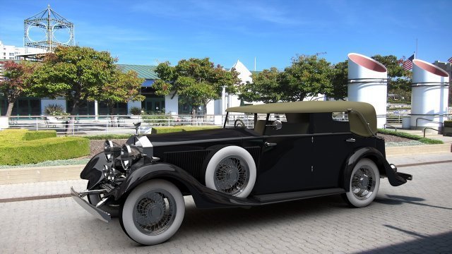 rolls royce 3D Модель .c4d .max .obj .3ds .fbx .stl .blend