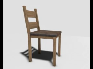 wooden chair 3D Model