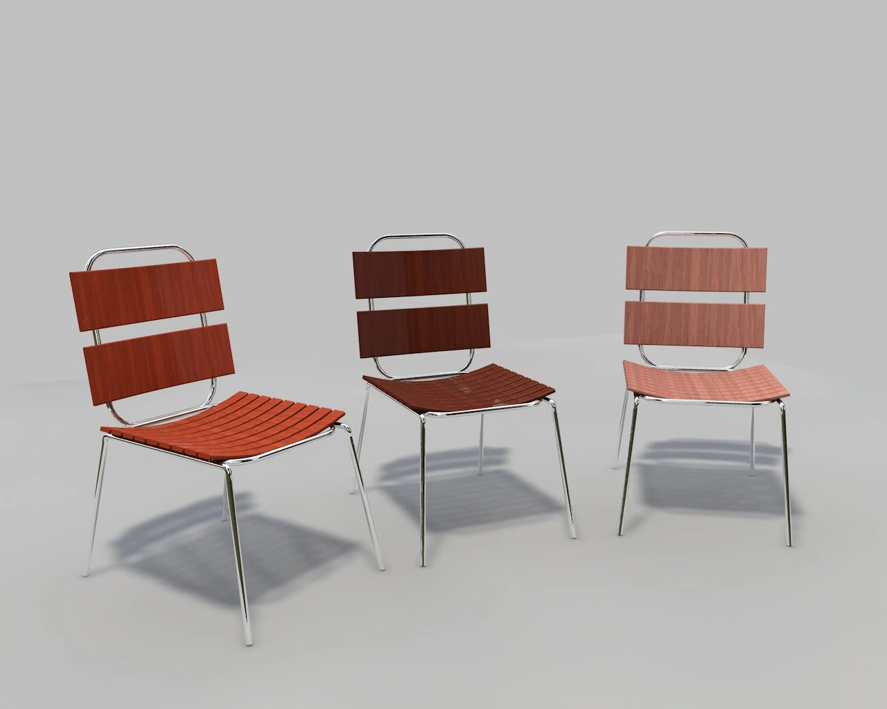 wooden chair 3D Model .c4d .max .obj .3ds .fbx .stl .blend