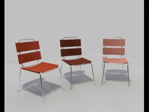 wooden chair Modelo 3D