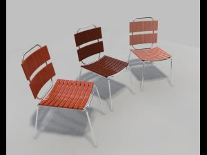 wooden chair 3D Model
