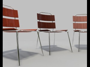 wooden chair 3Dモデル
