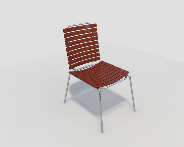 wooden chair 3D Model .c4d .max .obj .3ds .fbx .stl .blend 