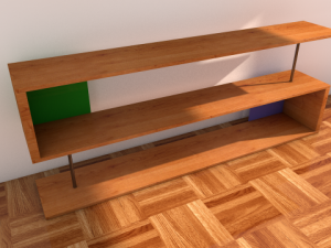 shelf 3D मॉडल
