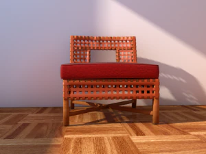 wooden chair 3D Model