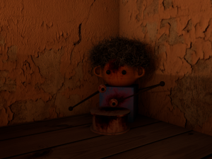 the teddy bear serial killer Modello 3D