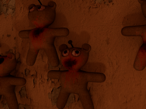 the teddy bear serial killer Modello 3D