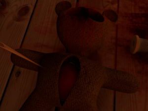 the teddy bear serial killer Modello 3D