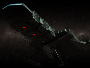 spaceship 3D मॉडल