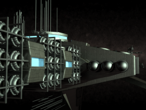 spaceship 3D मॉडल